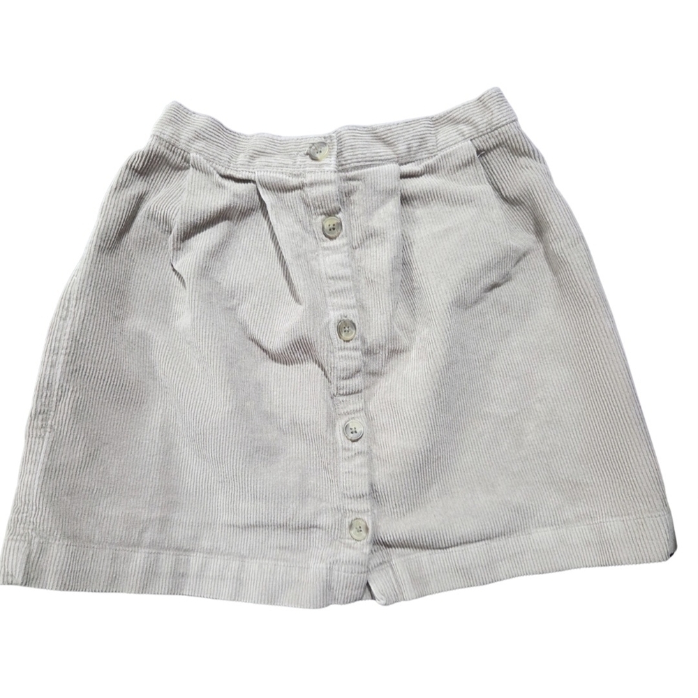 H&M Beige Corduroy Skirt (Darker Than 1st Photo!)